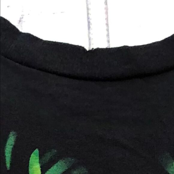 2001 Rare Vintage Liquid Blue Green Skull Pile Mens Shirt Small aso Travis Scott - Picture 7 of 8